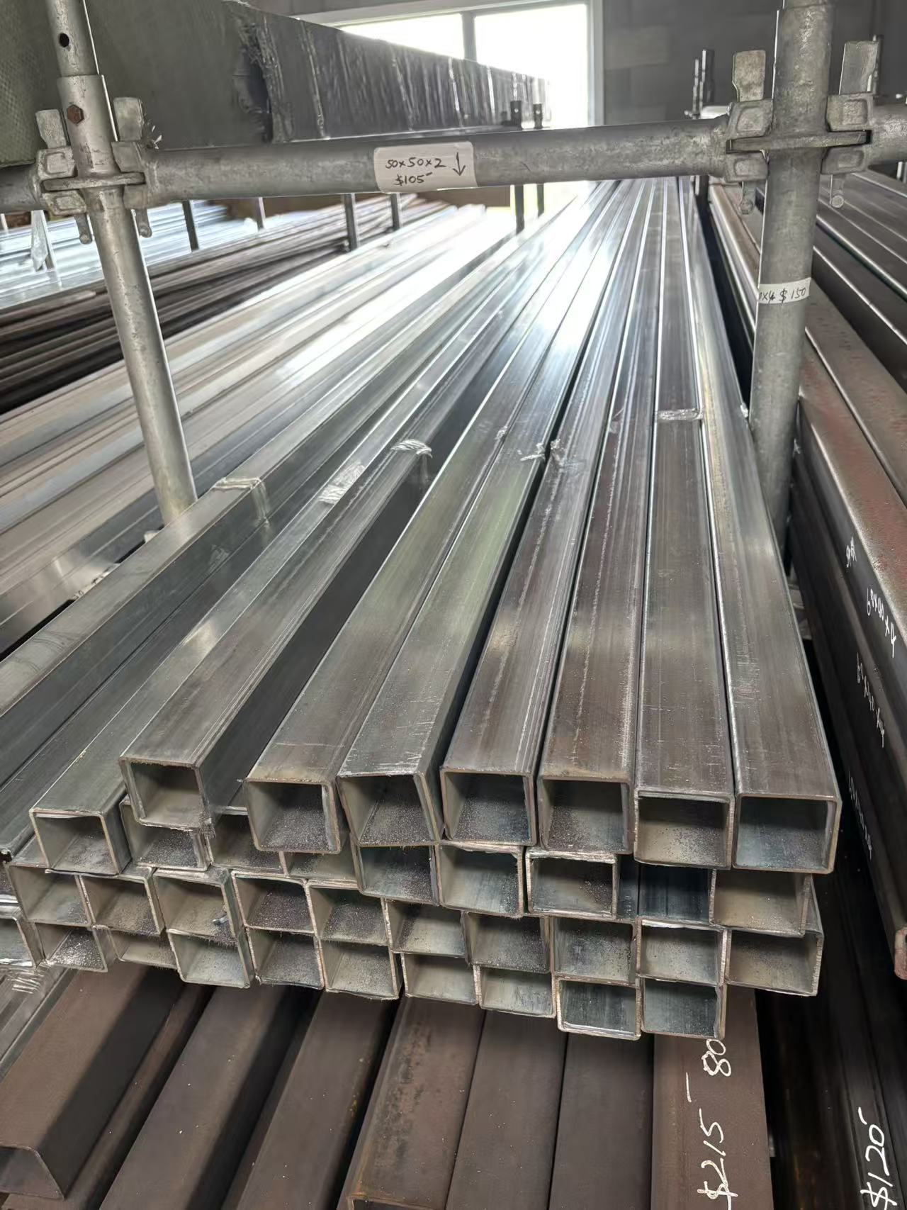 Galv box section 50 x 50 x 2.0mm x 5.8m